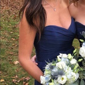 Amsale strapless gown